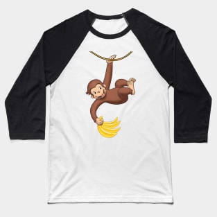 Curious George Birthday Baseball T-Shirt